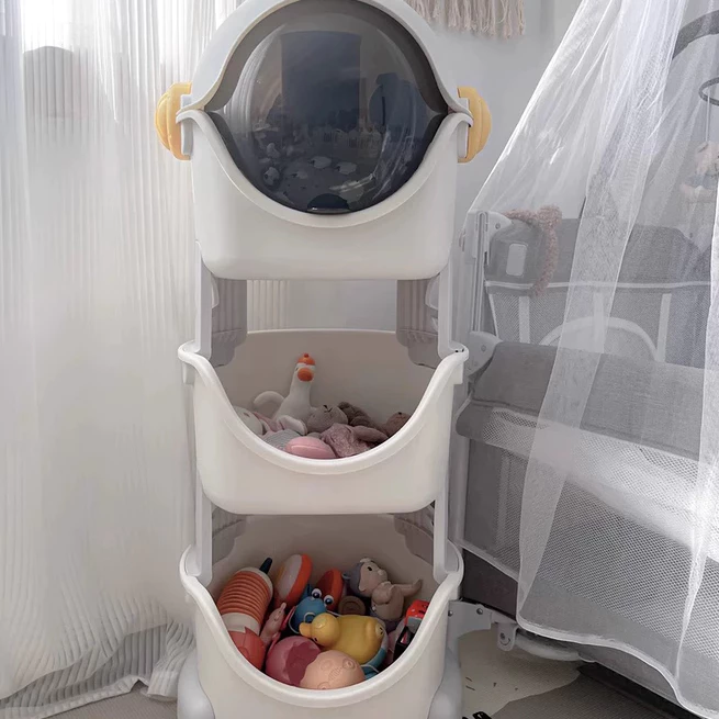 Kệ di động để đồ chơi, tả bỉm, sách, snack,... Babypods mẫu Spaceman - Hình ảnh 7