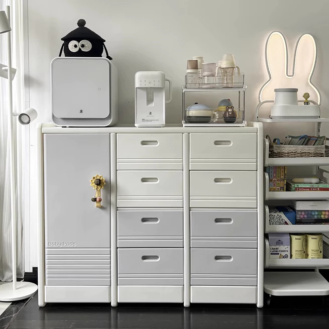 Tủ đựng quần áo trẻ sơ sinh, tủ đựng đồ chơi, tủ mẹ bỉm Babypods mẫu Classic S3 - Hình ảnh 2
