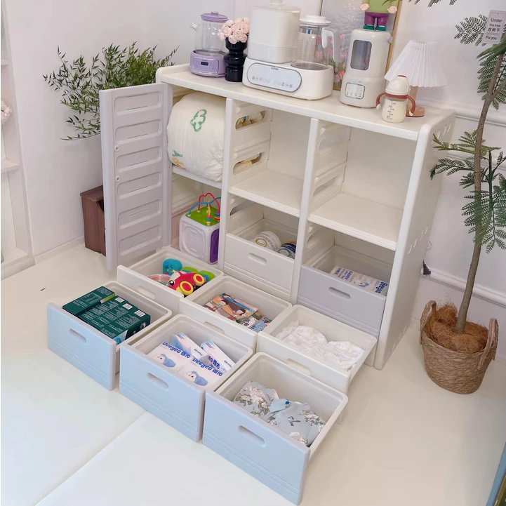 Tủ đựng quần áo trẻ sơ sinh, tủ đựng đồ chơi, tủ mẹ bỉm Babypods mẫu Classic S3 - Hình ảnh 7