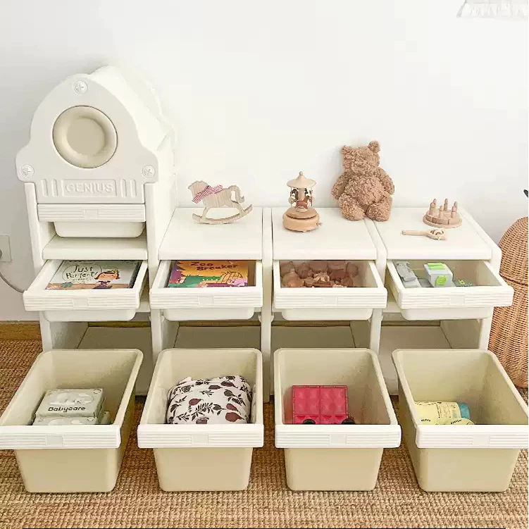 Kệ để đồ chơi cho bé đa năng, nhựa nguyên sinh cao cấp Babypods hình tên lửa - Hình ảnh 2