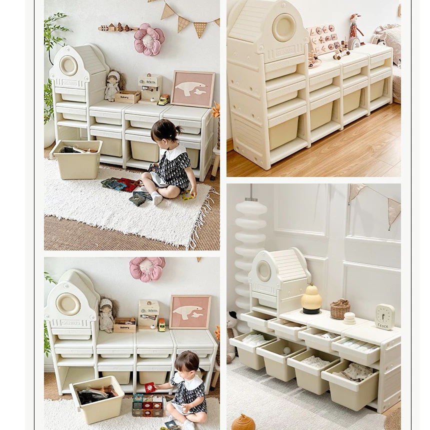 Kệ để đồ chơi cho bé đa năng, nhựa nguyên sinh cao cấp Babypods hình tên lửa - Hình ảnh 3