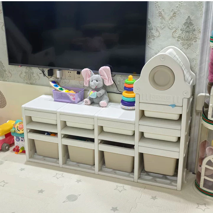 Kệ để đồ chơi cho bé đa năng, nhựa nguyên sinh cao cấp Babypods hình tên lửa - Hình ảnh 5