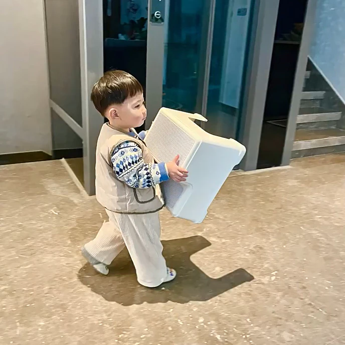 Ghế kê chân đi toilet, kệ bậc thang đa năng, dùng trong nhà bếp, lavabo, toilet dành cho bé Babypods - Hình ảnh 7