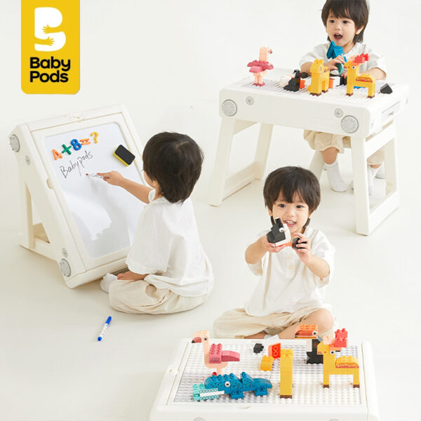 Bàn học - Bàn chơi lego - Bảng vẽ